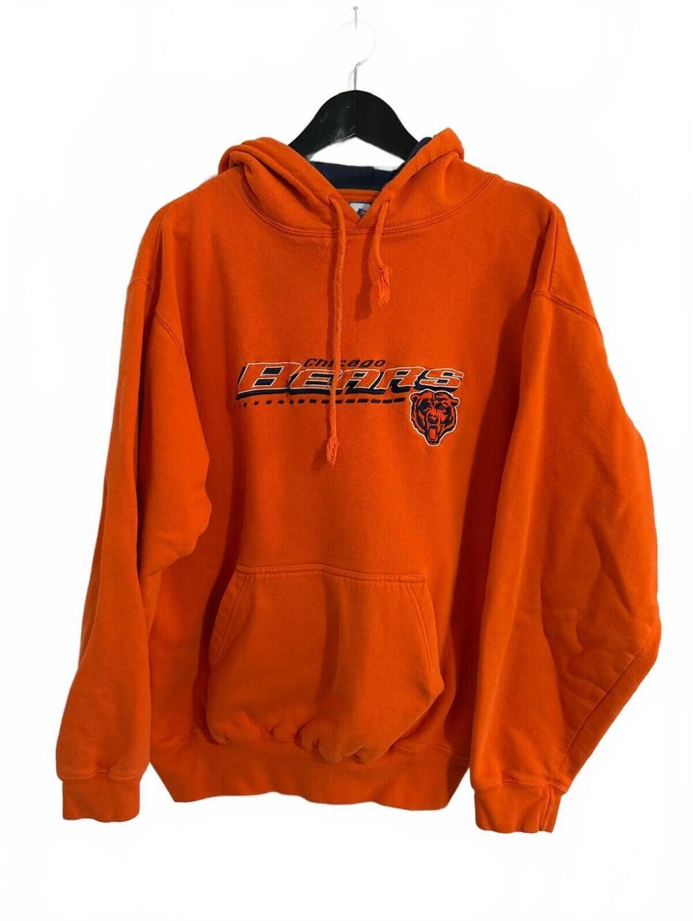Vintage Chicago Bears Hoodie Sweatshirt Size Large